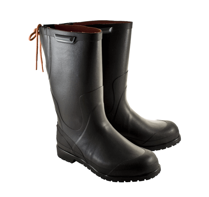 warm weather rubber boots